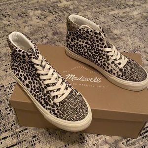 Madewell Sidewalk High Top Sneaks